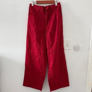 Straight Wide Leg Pants